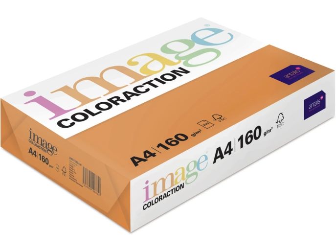 Image Papier pour photocopie Image Coloraction 160 gm2 A4, Orange, 250 feuillets