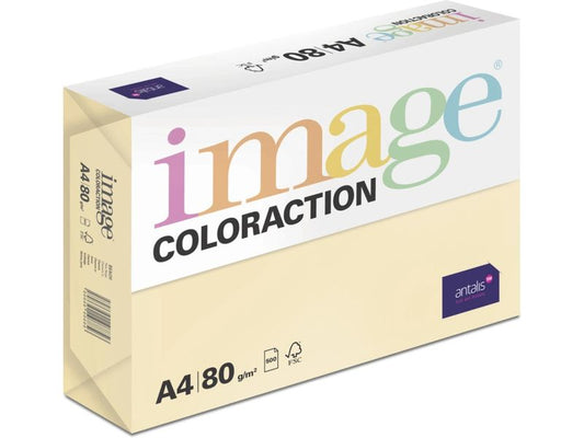 Image Papier pour photocopie Image Coloraction 80 g/m² A4, Jaune soleil