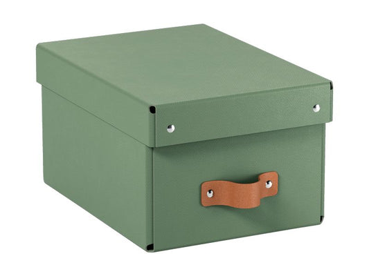 Leitz Boîte d'archives Puro petite, avec couvercle à charnière 2 pièces, Vert clair