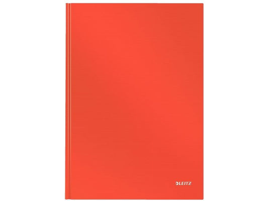 Leitz Carnet de notes Solid A4, À carreaux, Rouge vif