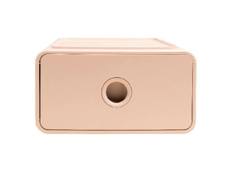 Exacompta Boîte à tiroirs Tiny Box Skandi, 1 tiroir, A5+, rose clair