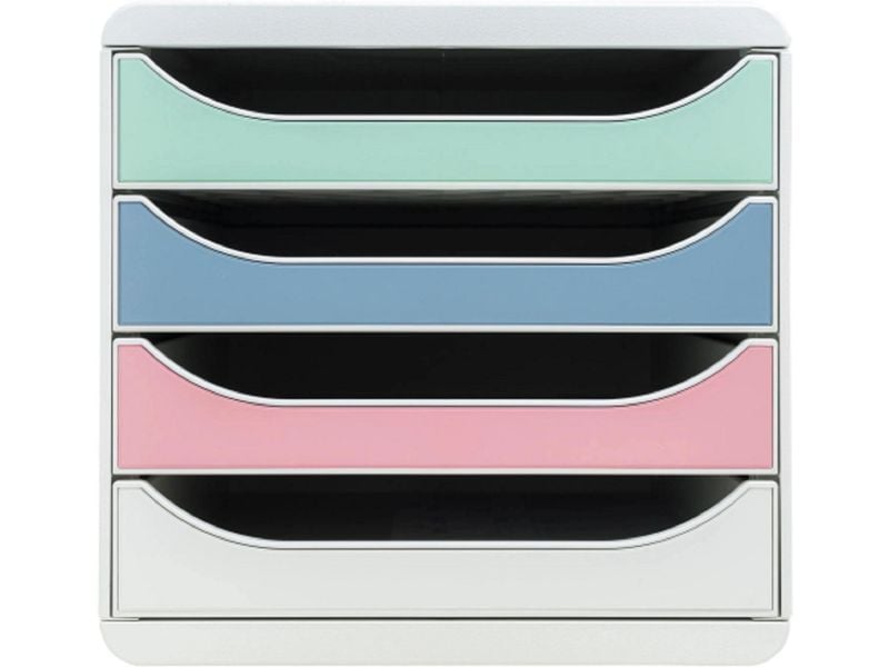 Exacompta Boîte à tiroirs Big-Box AutentiK, 4 tiroirs