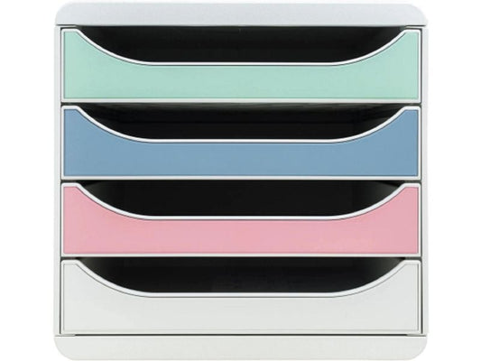 Exacompta Boîte à tiroirs Big-Box AutentiK, 4 tiroirs