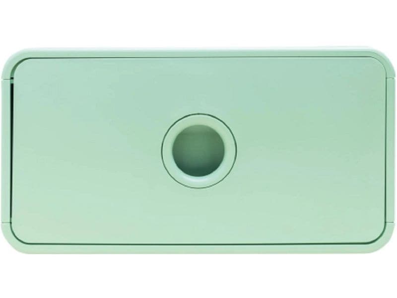 Exacompta Boîte à tiroirs Tiny Box AutentiK, A5+, 1 tiroir, sauge