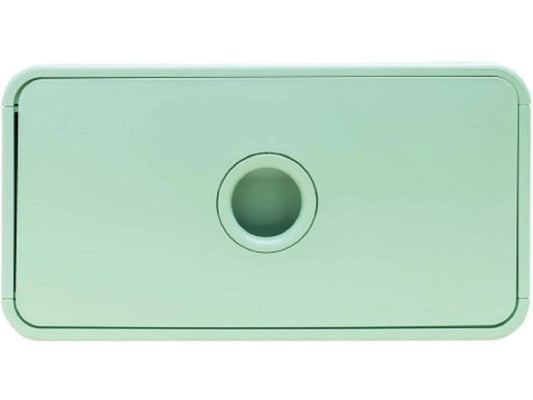 Exacompta Boîte à tiroirs Tiny Box AutentiK, A5+, 1 tiroir, sauge