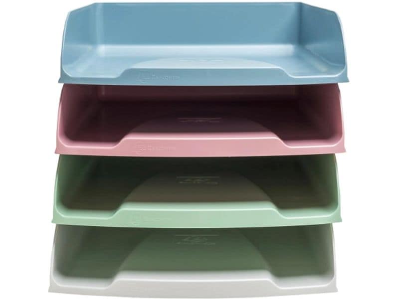 Exacompta Rangement pour documents Combo Styli AutentiK, 4 compartiments, multicolore