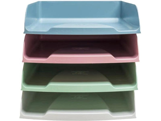 Exacompta Rangement pour documents Combo Styli AutentiK, 4 compartiments, multicolore