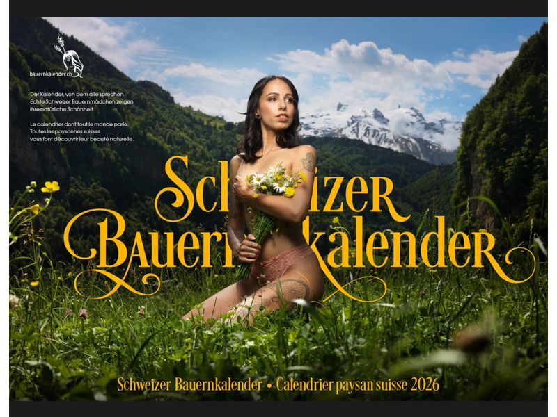 Calendaria Calendrier paysan suisse Girls 2026