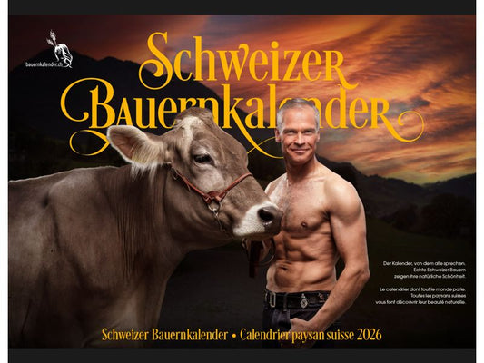 Calendaria Calendrier paysan suisse Boys 2026