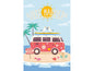 ABC Faire-part de mariage Bus hippie B6