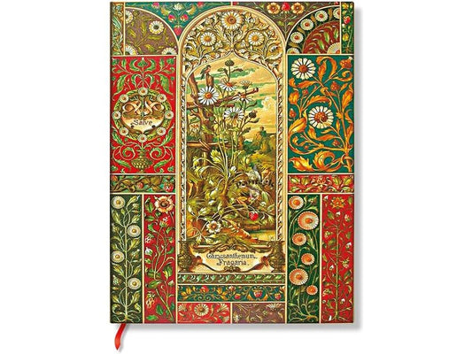 Paperblanks Bloc-notes Fruits viennois 17.5 x 23 cm, À lignes