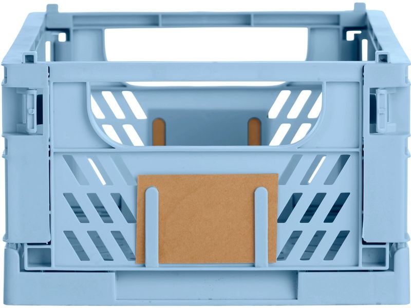 Schou Boîte pliante 33 x 24.5 x 15 cm - Bleu clair