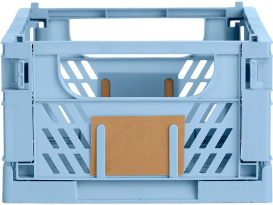 Schou Boîte pliante 33 x 24.5 x 15 cm - Bleu clair