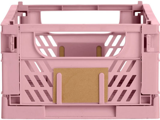 Schou Boîte pliante 33 x 24.5 x 15 cm - Rose