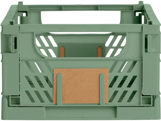 Schou Boîte pliante 33 x 24.5 x 15 cm - Vert