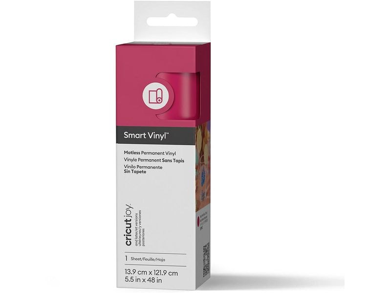 Cricut Film de vinyle Joy Permanent 14 x 122 cm, 1 Pièce/s, Rose