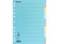 novooo. Registre A4, 1 rangée, 12 onglets Coloré