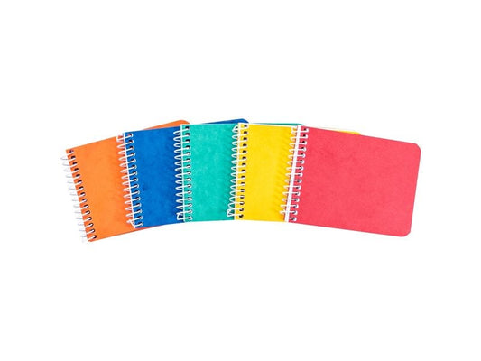 novooo. Bloc-notes A6, quadrillé 4 mm 70g assorti