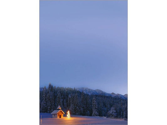 Sigel Papier à motif Christmas Chapel, A4, 90 g/m², 100 feuilles