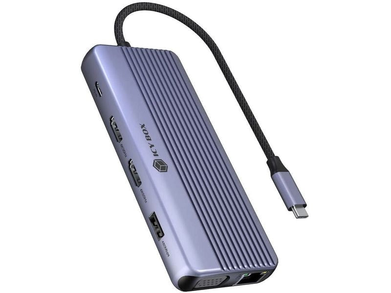 ICY BOX Station d'accueil 12 en 1