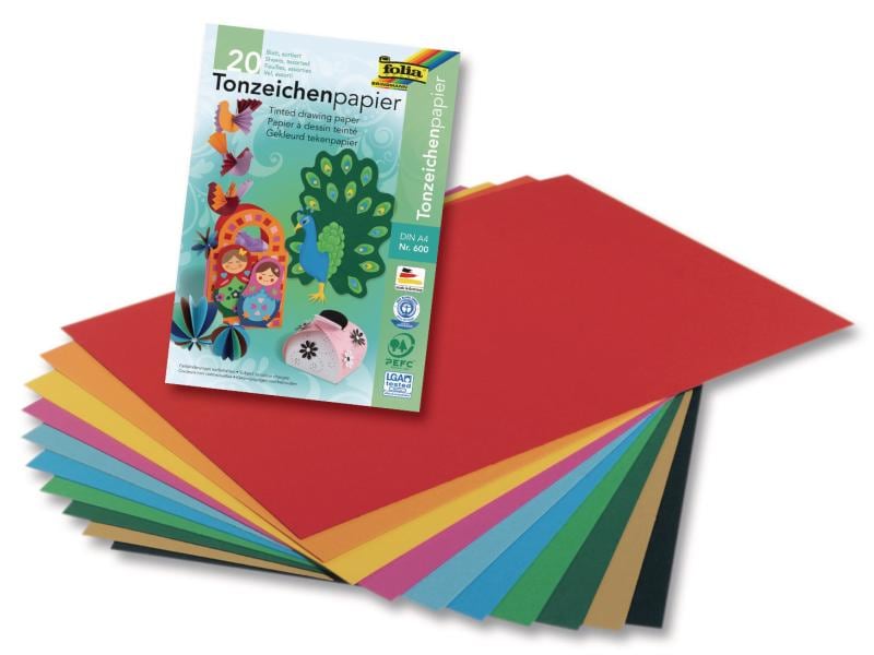 Folia Papier coloré A4 Multicolore