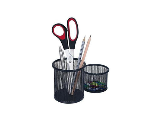 WEDO Pot à crayons Lot de 2, noir
