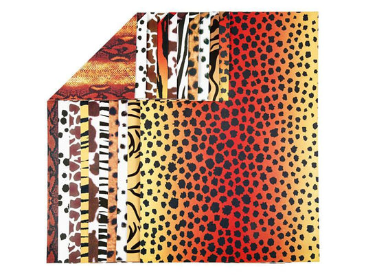 Creativ Company Papier de bricolage Animal Print A4, 10 feuilles