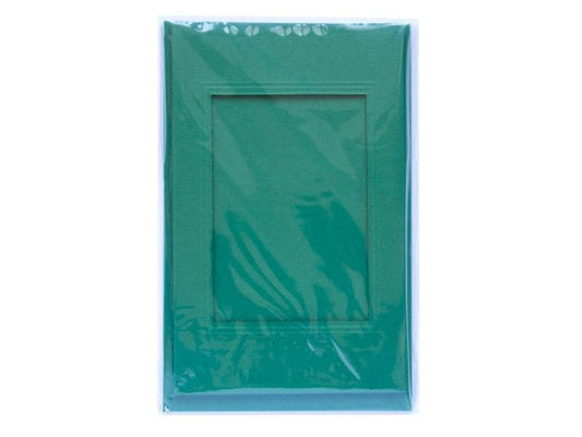 Folia Carte passe-partout 220g/m2  angulaire vert foncé