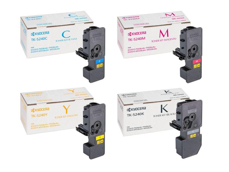Kyocera Kits de toner TK-5240 noir/Cyan/Magenta/Yellow