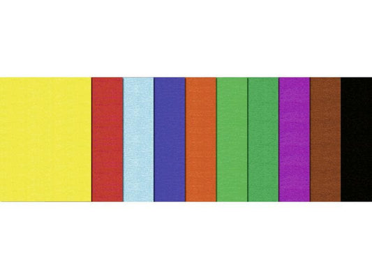 URSUS Papier crêpe 50 cm x 2,5 m, 32 g/m², multicolore