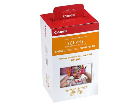 Canon Jeux de cartouches d’encre et de papier RP-108 100 x 148 mm