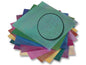 Folia Feuilles origami Gaufrage de points irisés Multicolore