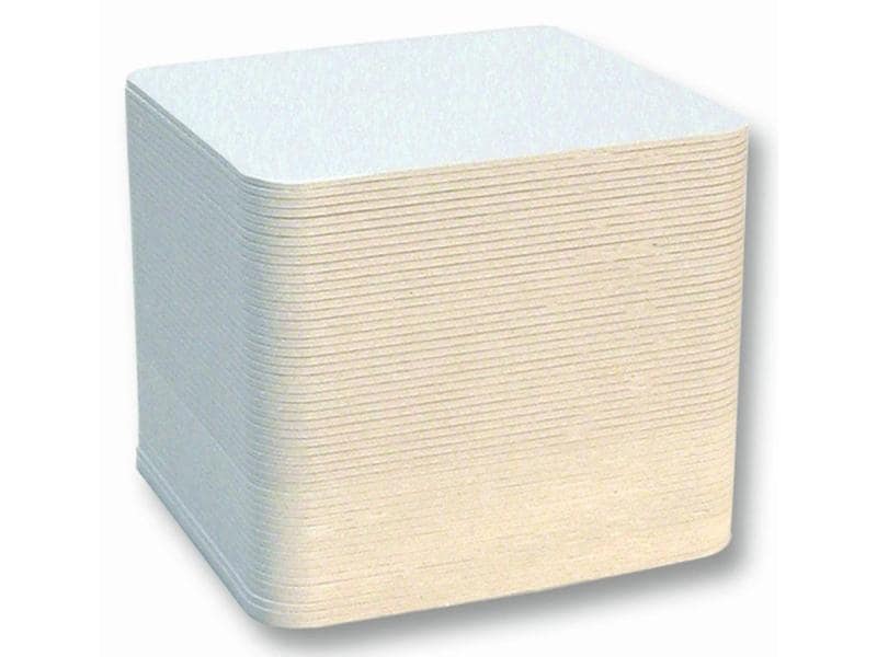 Folia Dessous de verre en carton Angulaire, 100 Pièce/s