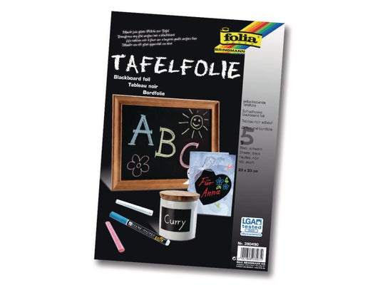 Folia Film ardoise 5 x 23 x 33 cm inscriptible, auto-adhésif