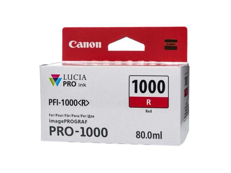 Canon Encre PFI-1000R / 0554C001 Rouge