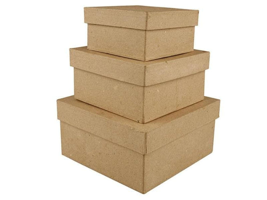Creativ Company Boîte en carton 5 - 7,5 cm Rectangle, 3 pièces