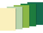 Heyda Papier de soie 50x70 cm Vert