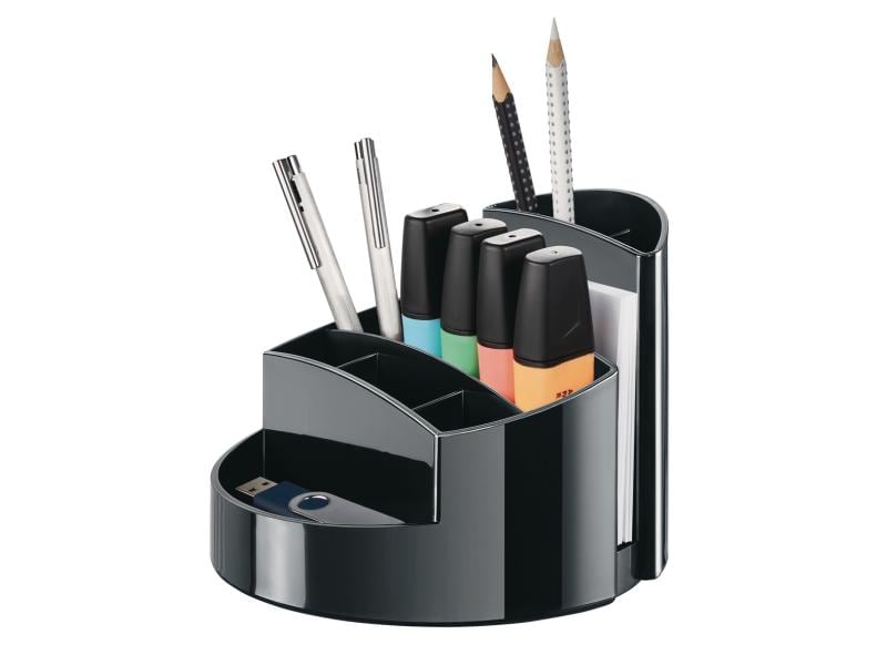 HAN Pot à crayons Noir