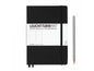 Leuchtturm Carnet de notes Moyen A5, Vierge, Noir