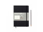 Leuchtturm Carnet de notes Couverture souple moyenne A5, Pois, Noir