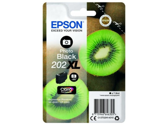 Epson Encre 202 XL / C13T02H14010 Photo Black