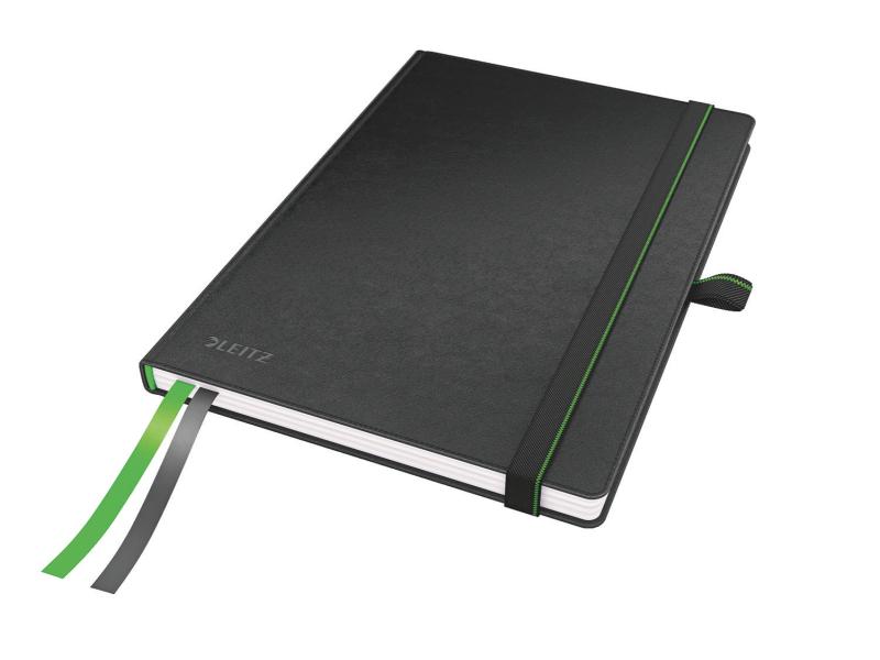 Leitz Carnet de notes A5, À carreaux, Noir