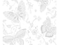 URSUS Papier magique 250 g/m2 10 Feuille, Blanc, Butterfly