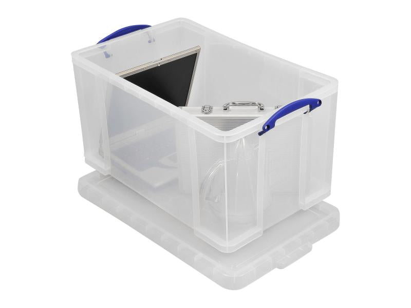 Really Useful Box Boîte de rangement 84 litres Transparent