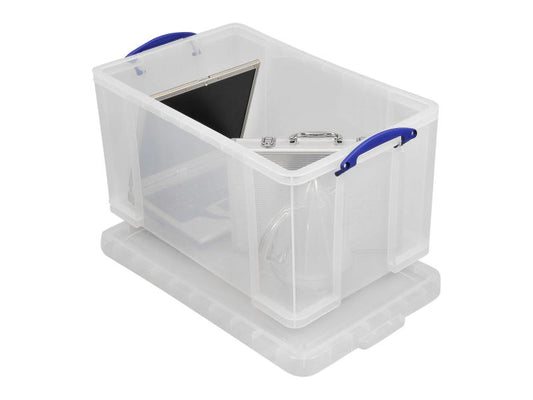 Really Useful Box Boîte de rangement 84 litres Transparent