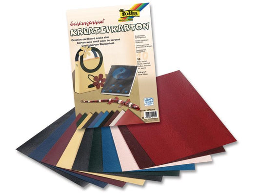 Folia Carton de bricolage Peau de serpent Multicolore