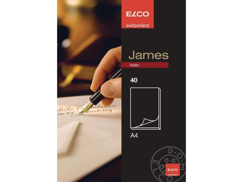 ELCO Kits de papier à lettre James Velin A4 40 pièces