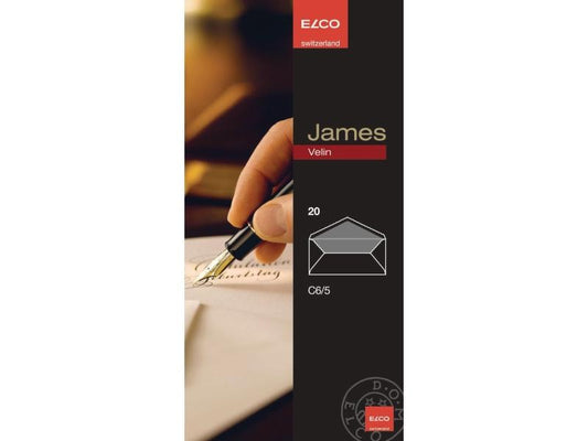 ELCO Enveloppe James Velin C6/5 sans fenêtre, 20 pièces