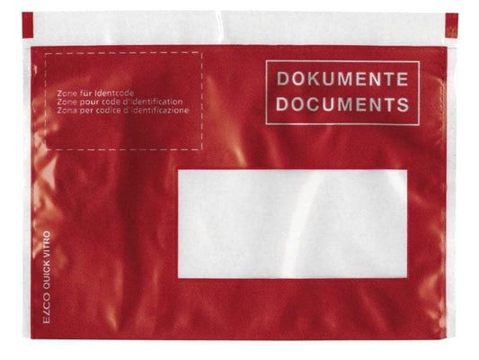 ELCO Pochette pour documents Quick Vitro C6 fenêtre à droite, 250 pièces