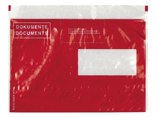 ELCO Pochette pour documents Quick Vitro C5 Fenêtre droite, 250 pièces